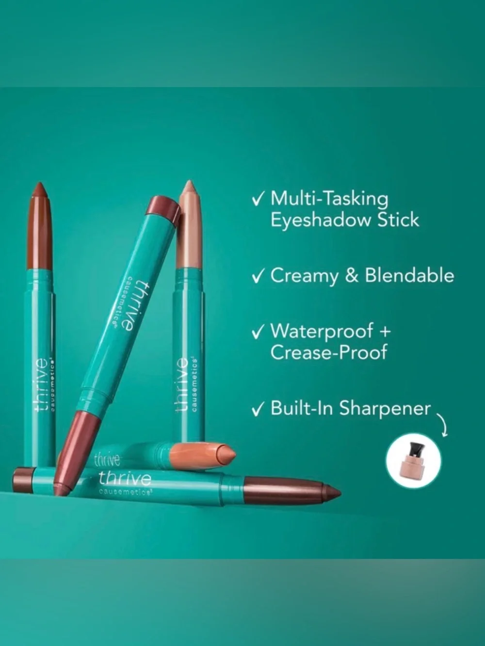NWT~Thrive Brilliant Eye Brightener Shadow Stick~ Color Stella